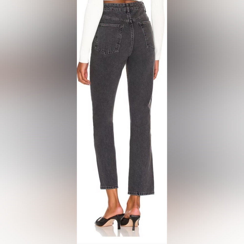 Lovers & Friends Reece High Rise Button Fly Slim Straight - Picture 2 of 11
